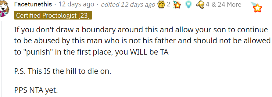 1. This is the hill to die on