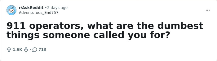 911, what’s your emergency?