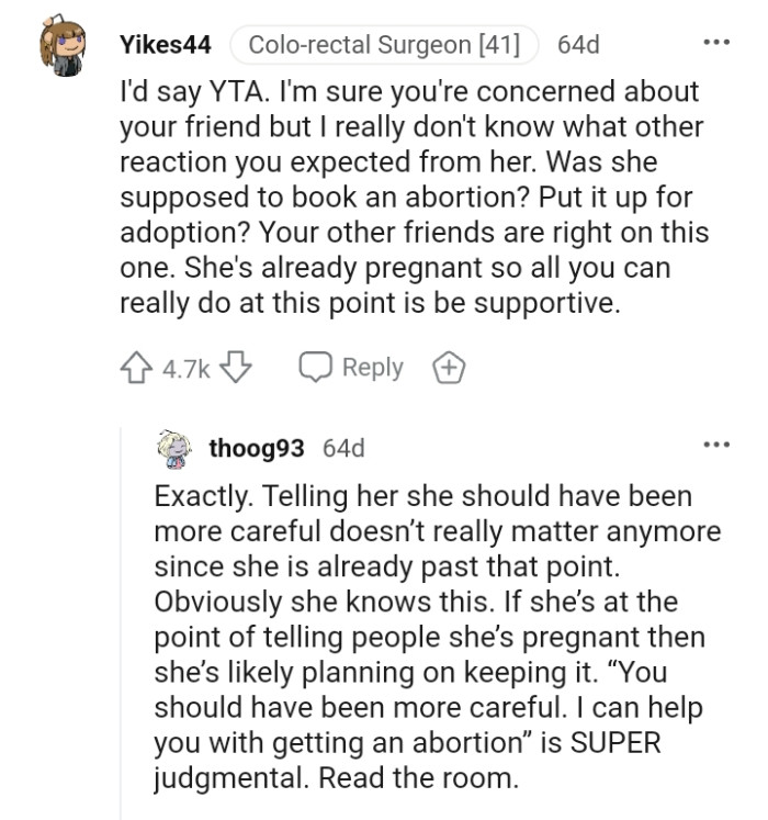 OP's other friends are right on this one