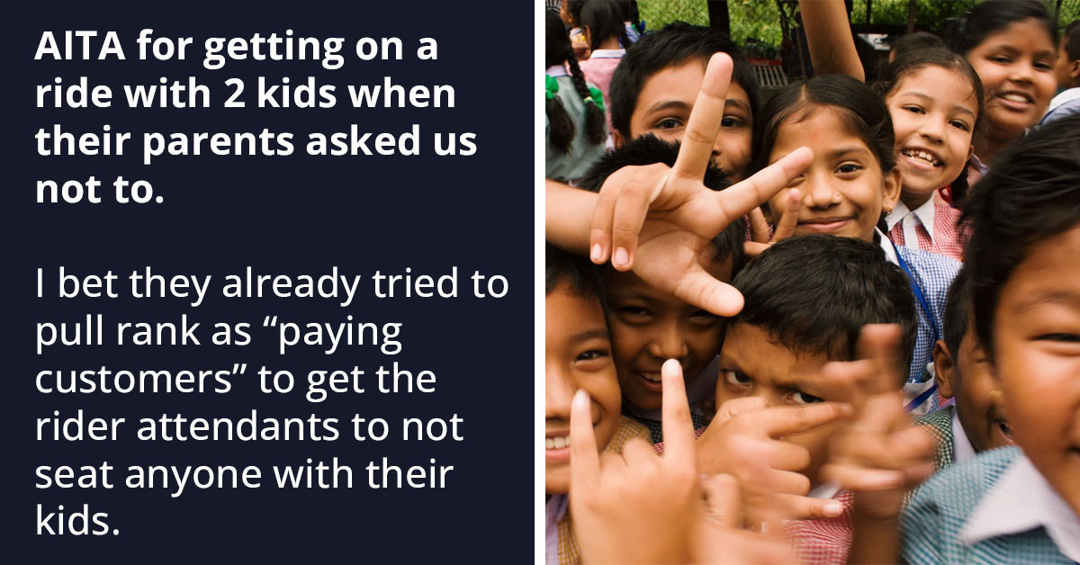 Man Who Took His Son to a Theme Park Refuses to Listen to Entitled Parents Who Want an Entire Row Only for Their Kids Despite the Ride's Long Line