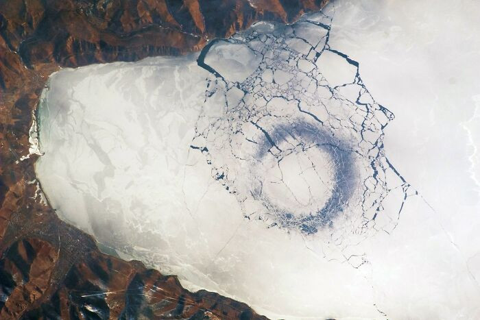 Mystery Of Giant Ice Circles