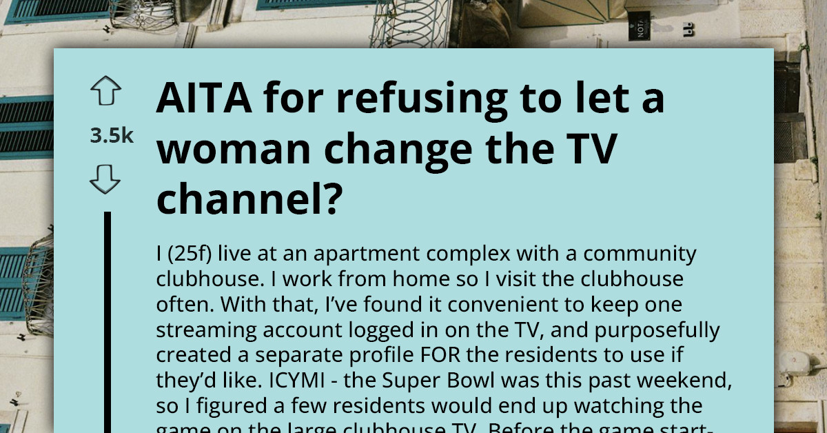 Woman Refuses to Change Super Bowl On Community TV After Mom Demands YouTube For Toddler