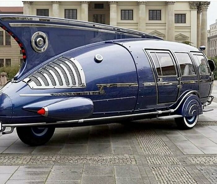 30. The Dymaxion Car, created by Buckminster Fuller during the Great Depression, gained prominence at the 1933-1934 Chicago World's Fair.