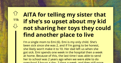 Mom Tells Sister To Move Out After Dispute Over Sick Daughter's Toys