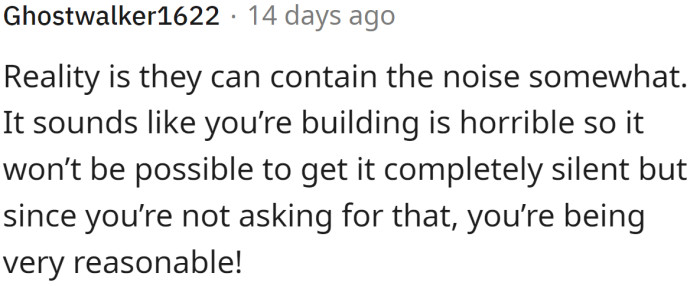 This Redditor thinks that OP is being very reasonable in their requests