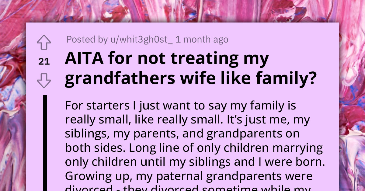 Redditor Grapples With Mixed Feelings About The Nice Woman Who Ended Their Grandparents' Marriage