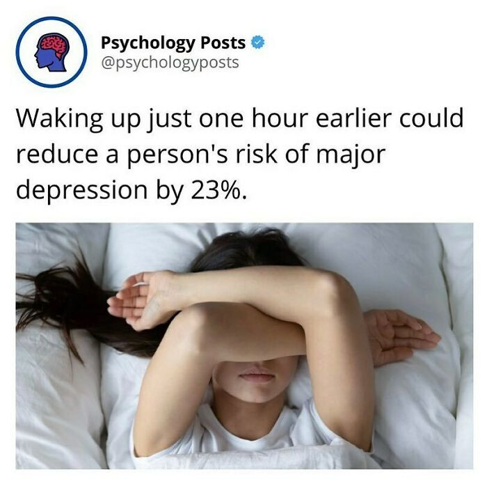 Wake up an hour earlier; it's good for you.