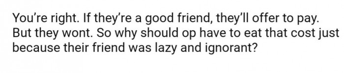 OP's friend doesn't seem to be the best