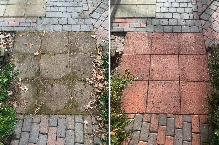 "Brick Before And After"