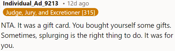 Splurging on yourself is okay sometimes.