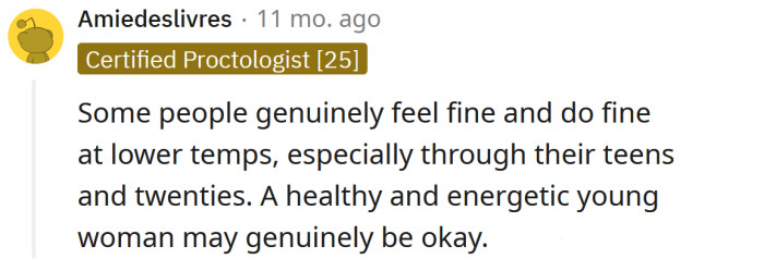 She was probably fine.