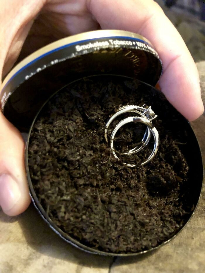 "Chewing Tobacco Wedding Proposal"