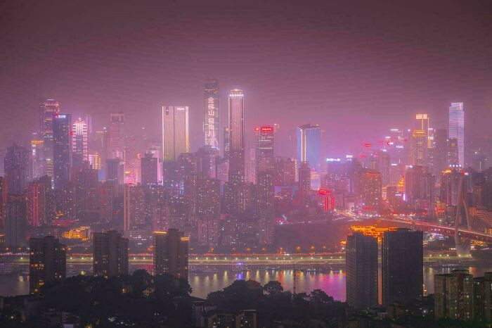 Light Pollution, Chongqing