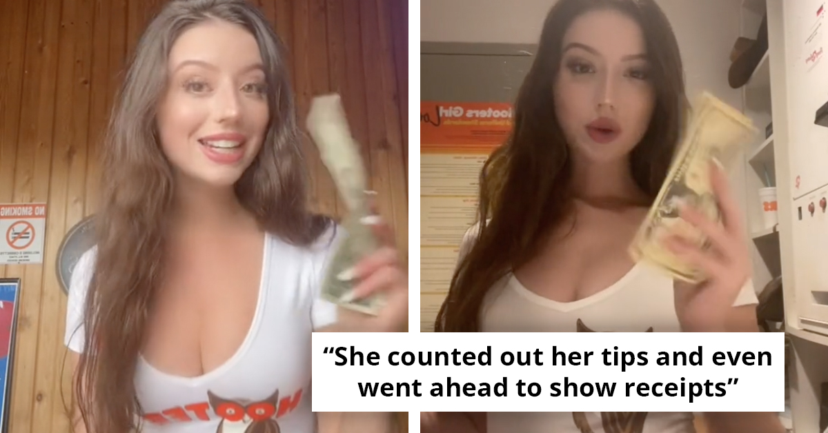 Millions Of People Are Startled By The Amount Of Money Earned By This Hooters Waitress In Tips