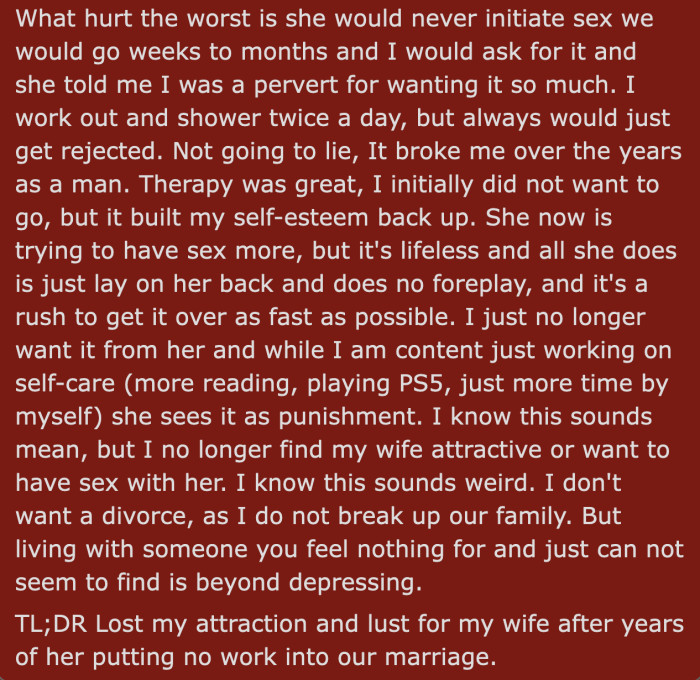 OP has since stopped trying and focused on himself through exercising more, reading, and gaming