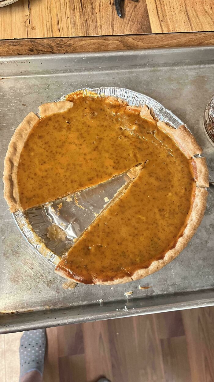 "How My Husband Cut The Pie"