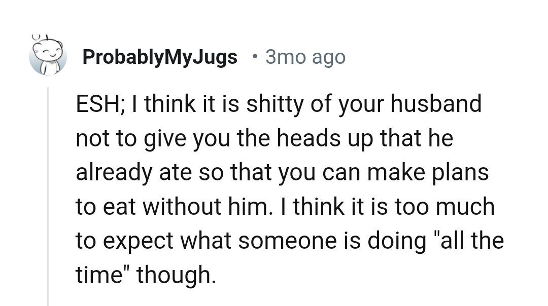 Let's head into the comments section and find out what other Redditors have to say