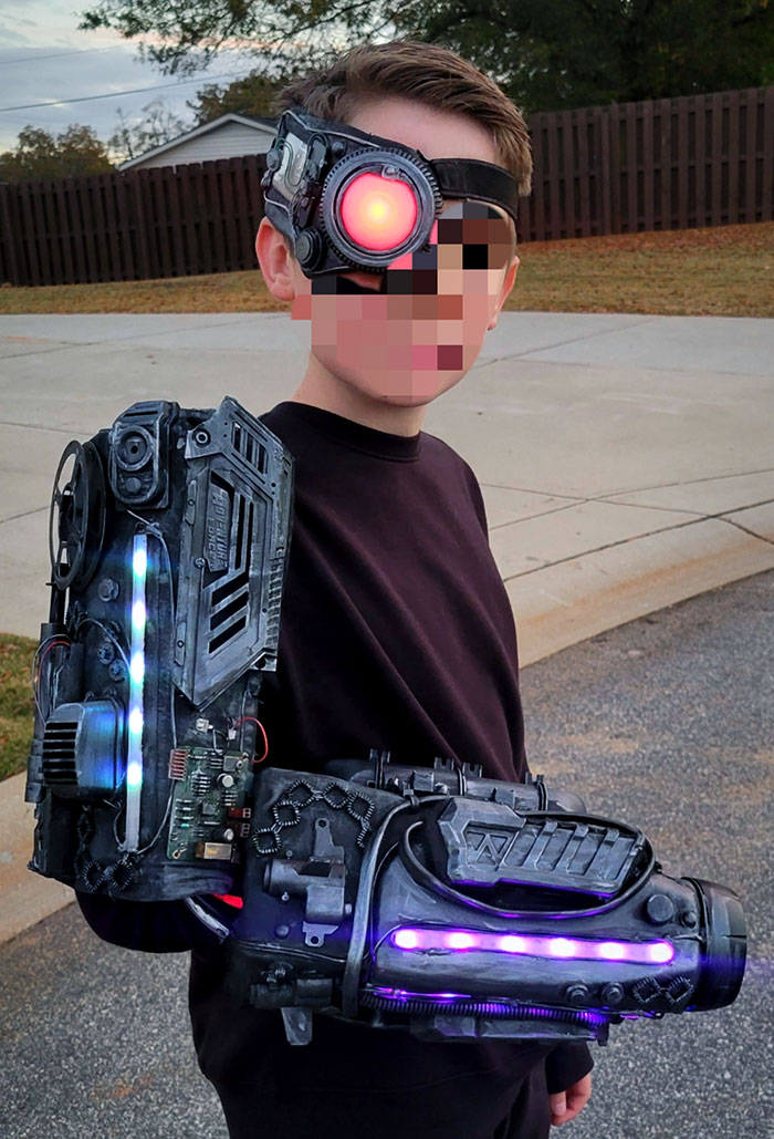 46. I Made My Son A Cyborg Costume