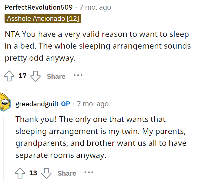 We agree with this person; it definitely does sound odd anyway.