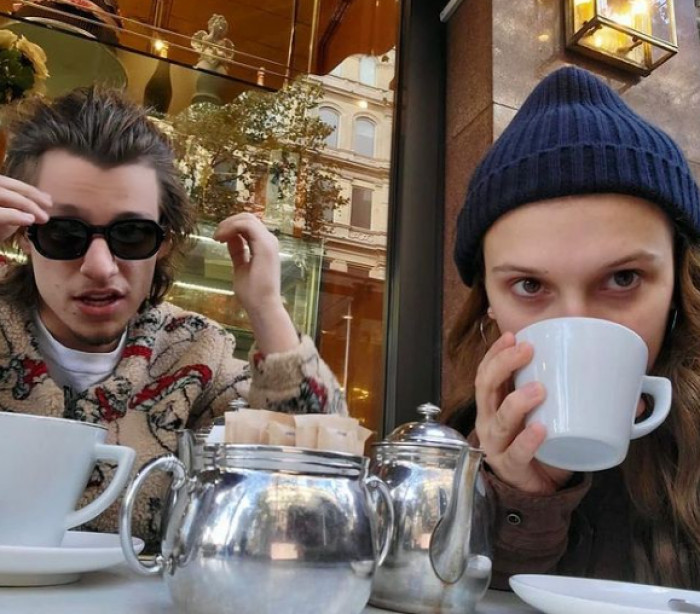 36. Jake Bongiovi and Millie Bobby Brown