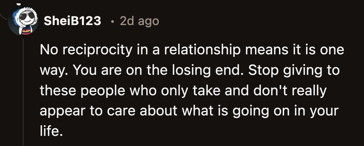 It's time for OP to match her friends' efforts or lack thereof.