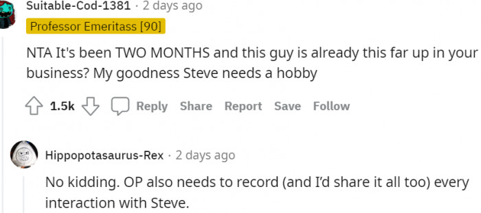 5. This guy is already far up in your business