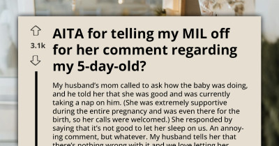 A New Mom’s Clash With Her Mother-In-Law Over Boundaries And Baby Advice
