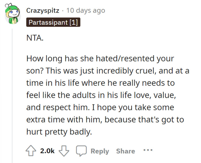 She just couldn’t admit it.