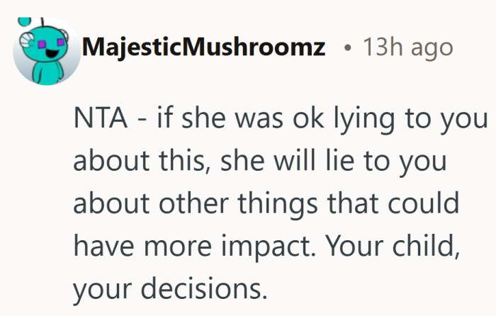 Once trust slips in small ways, it’s hard not to question everything else.