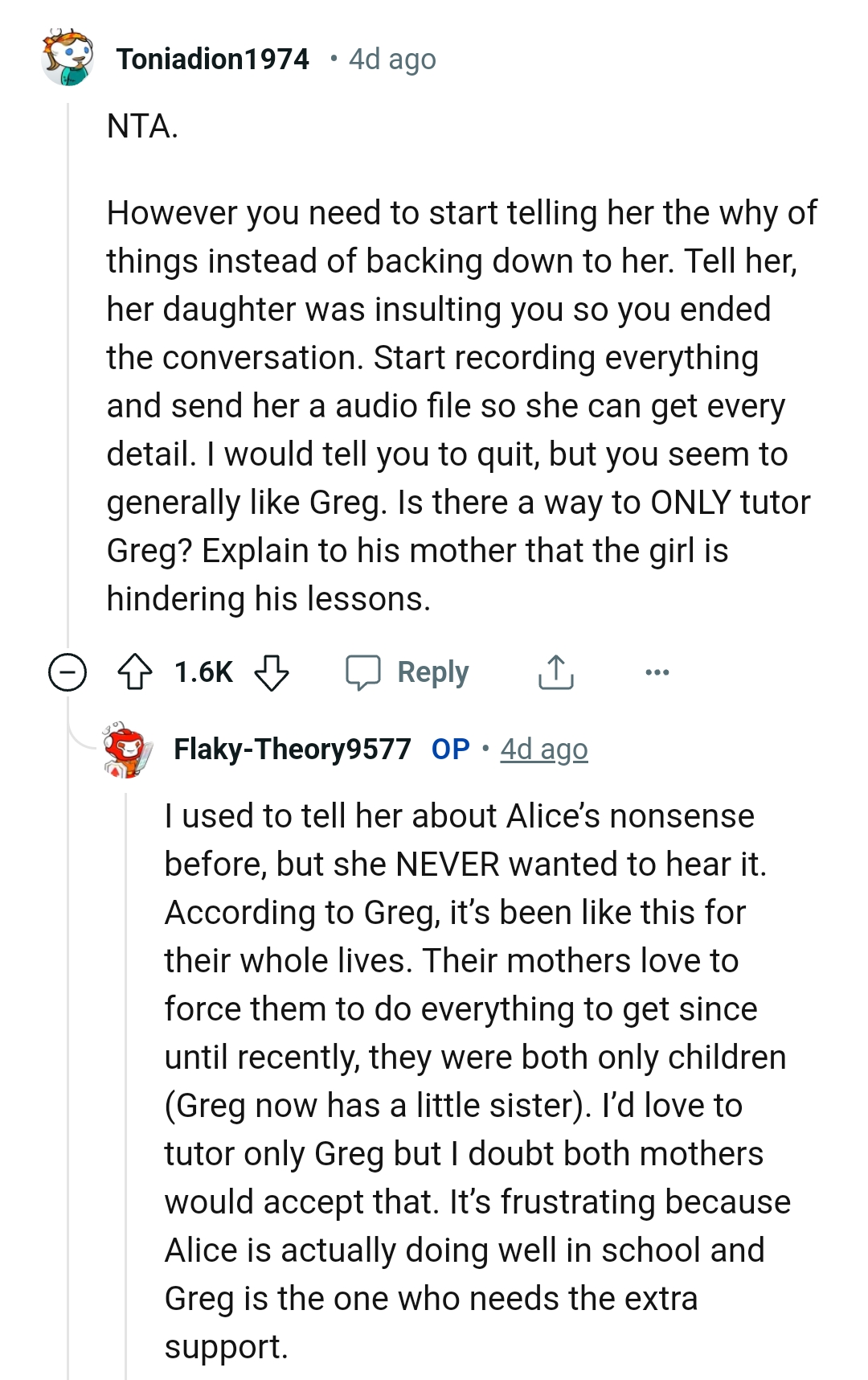 The OP seems to generally like Greg