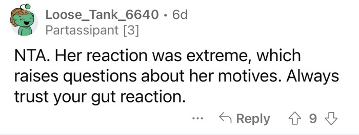 The customer's extreme reaction proves OP dealt with the situation properly.