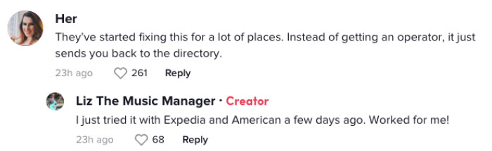 It sends you back to the directory