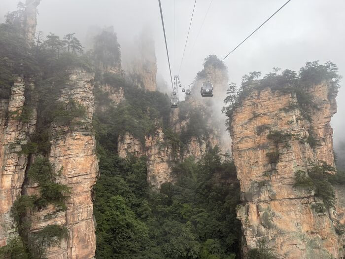 "Avatar Mountains Cable Car, Zhangjiajie"
