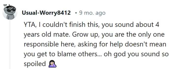 OP's tale of packing woes is like a bedtime story that lost its charm.