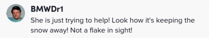 Not a flake in sight