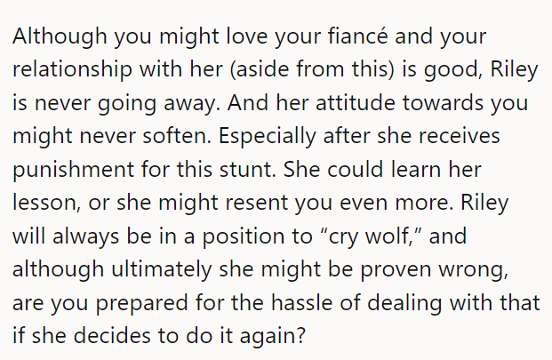 They think that OP needs to consider his relationship with his fiancée and what he really wants.