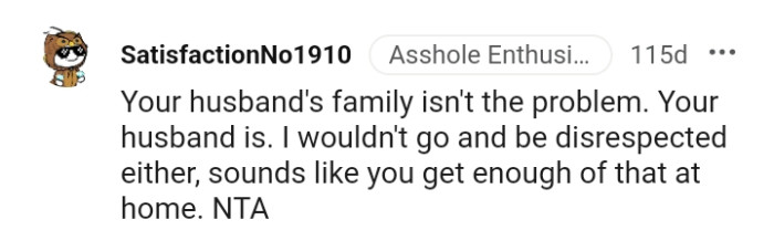 Let's head into the comments section and find out what other Redditors have to say.