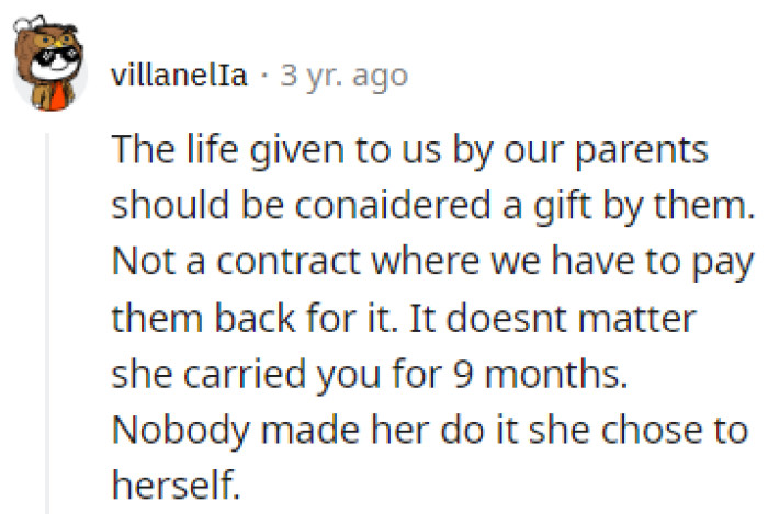 A gift, not a contract