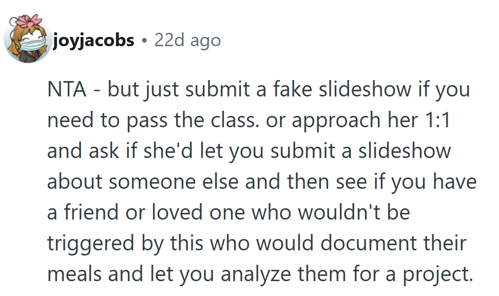 When diplomacy fails, there’s always the classic student move: strategic improvisation.
