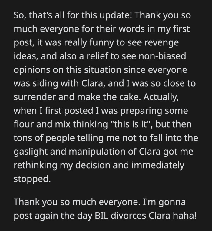 OP thanked Redditors from saving her from doing free labor for her undeserving sister