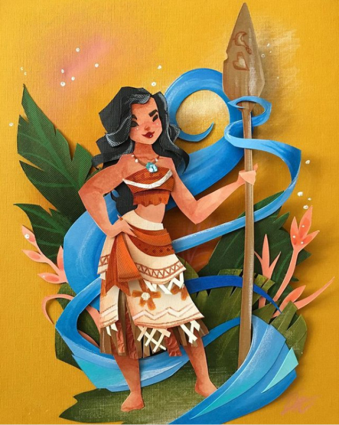 Moana after her journey
