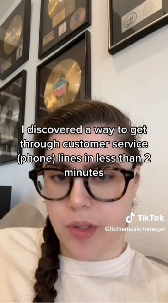 Liz, a TikTok user, offers the solution if you've ever wondered how to completely avoid the customer care robot process