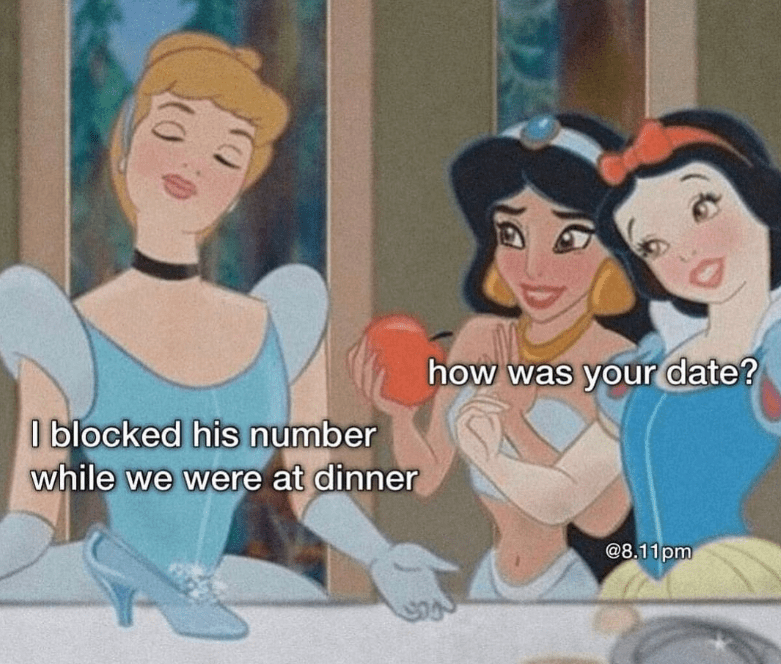 Clearly, she decided that he wasn't the one.