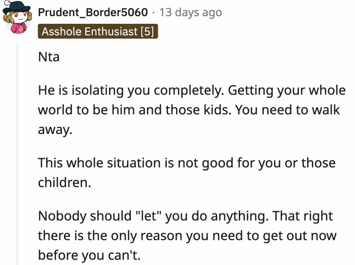 Seriously, why is OP still with this guy