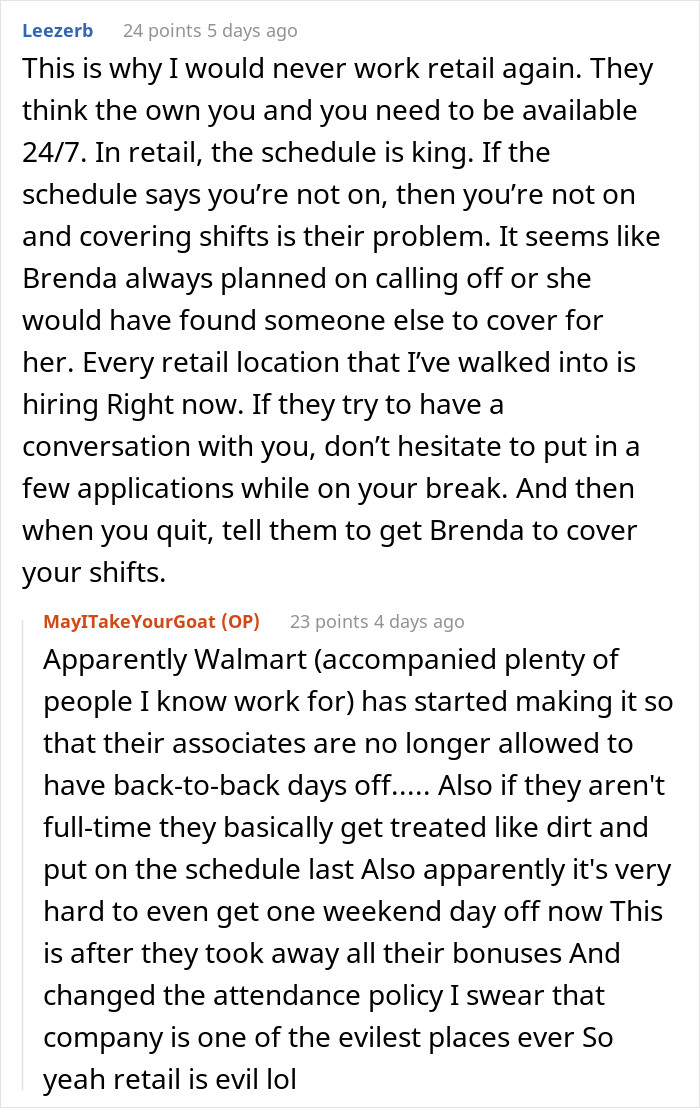 Being a retail worker is a trap.