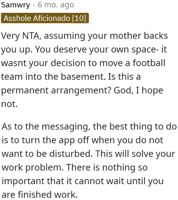 OP needs to address the issue of her niece disturbing her at work.