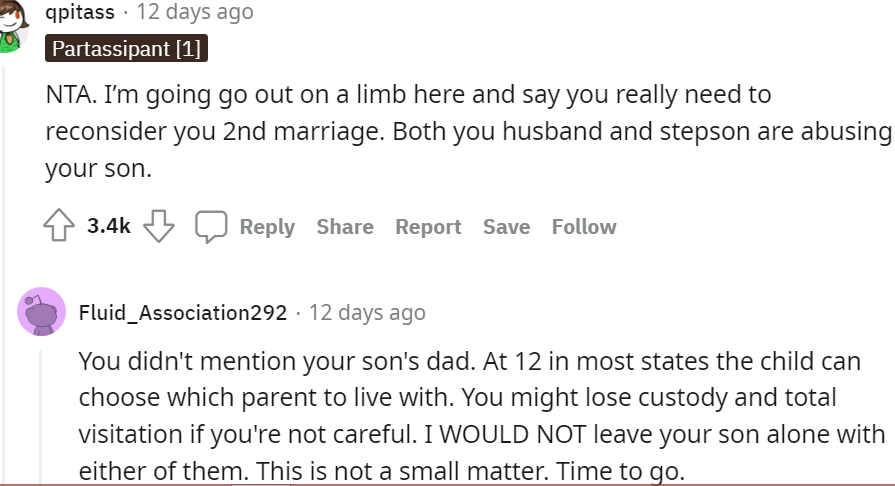 4. You need to reconsider this second marriage