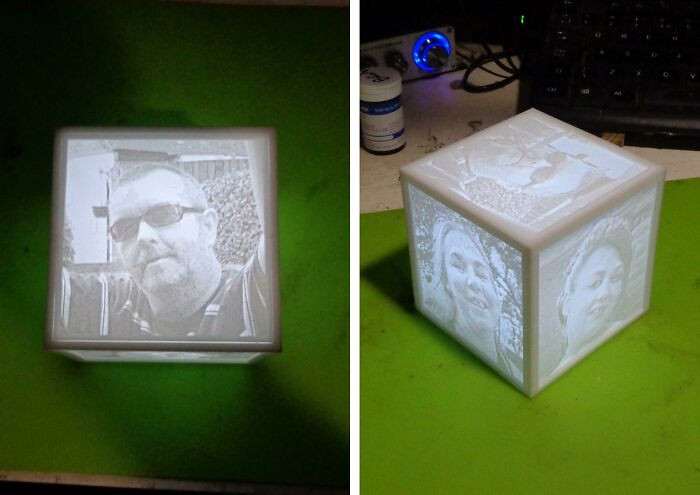 "My First Lithophane Cube"