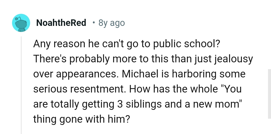 There's probably more to this than just jealousy over appearances