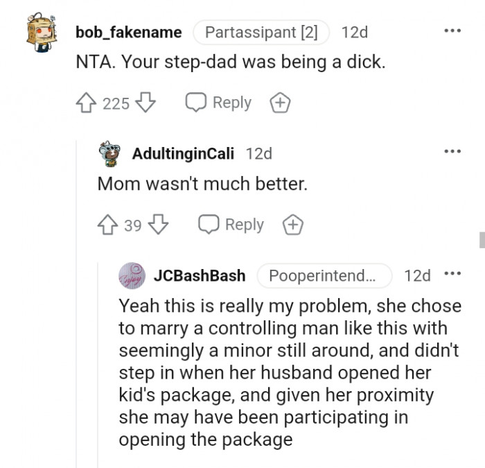 She chose to marry a controlling man like this